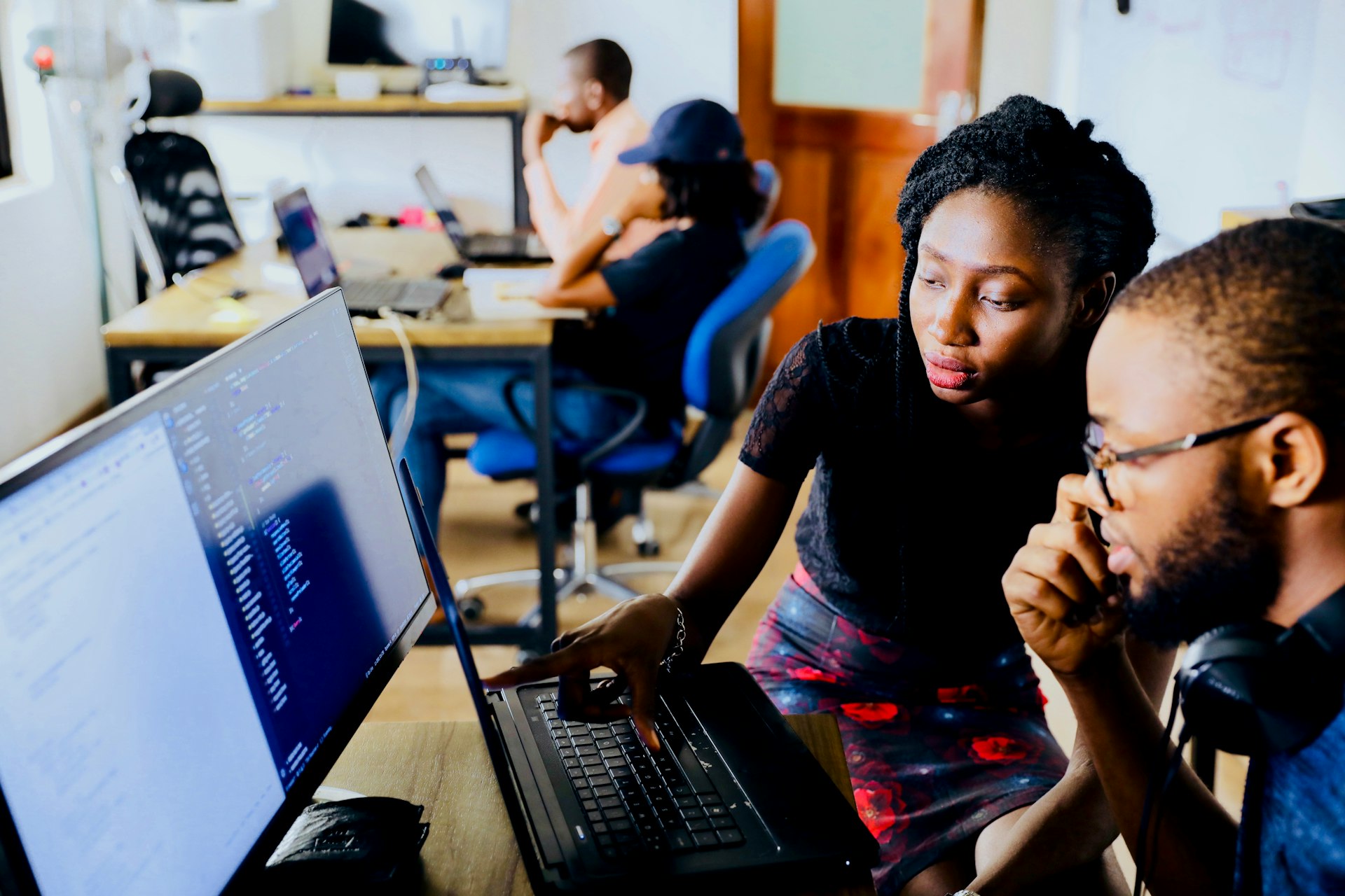 Innovators co-creating a venture